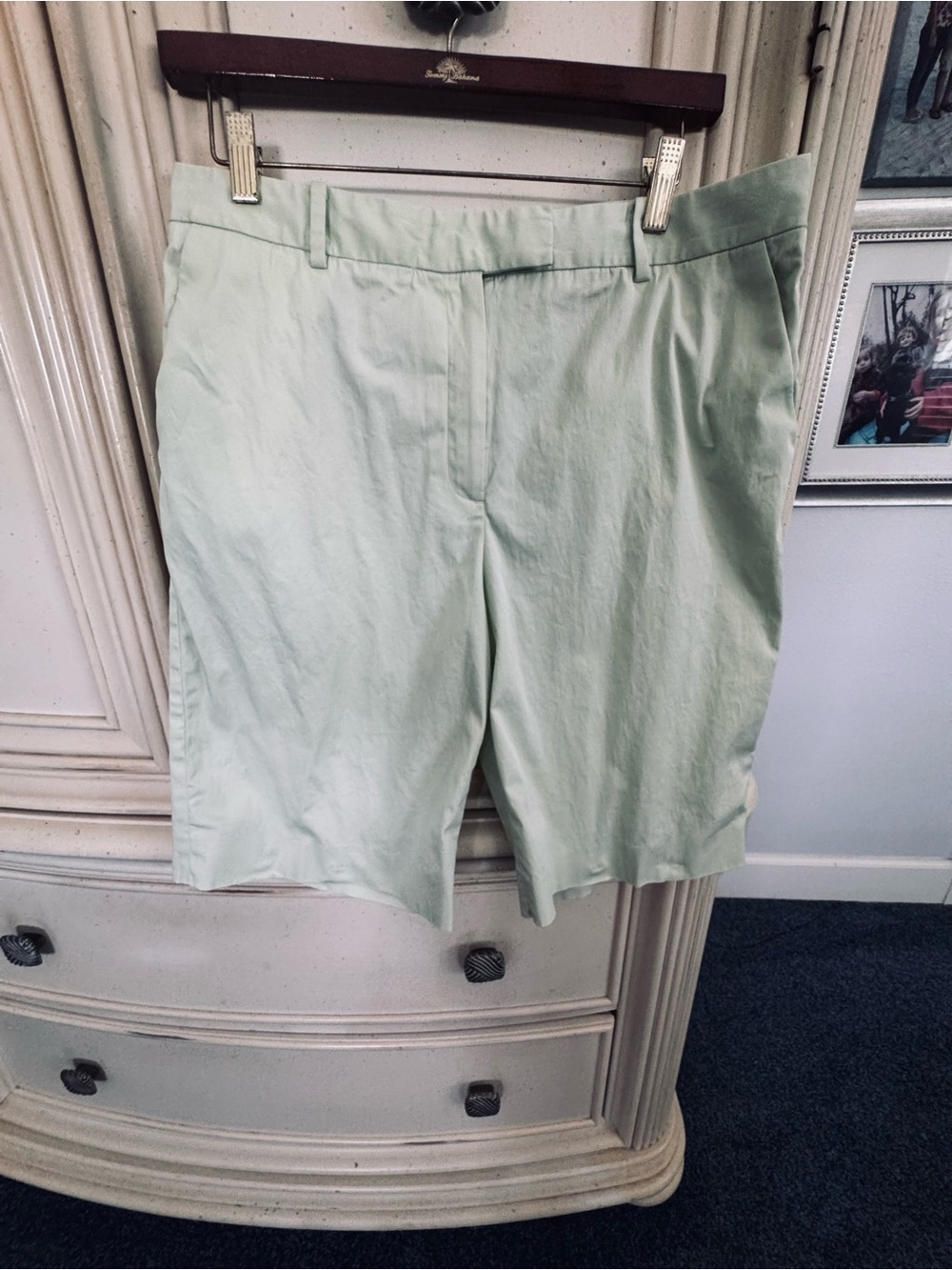 Brooks Brothers Light Mint Green Women's Shorts.  With stretch